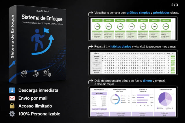 Sistema de Enfoque 1% Diario + Bonus
